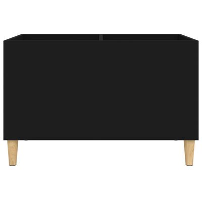 vidaXL Szafka na płyty, czarna, 74,5x38x48 cm, materiał drewnopochodny