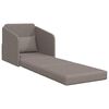 vidaXL Sofa Bed 60cm Ciemnoszary tkanina
