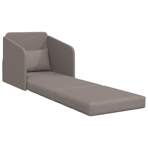 vidaXL Sofa Bed 60cm Ciemnoszary tkanina