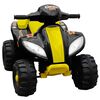 ELEKTRYCZNY QUAD DLA DZIECI CZARNO/Ż&Oacute;ŁTY
