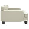 vidaXL Sofa dla dzieci, kremowa, 70x45x30 cm, sztuczna skóra