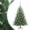 vidaXL Sztuczna choinka z bombką 150 cm 150 LED Ciepła biel