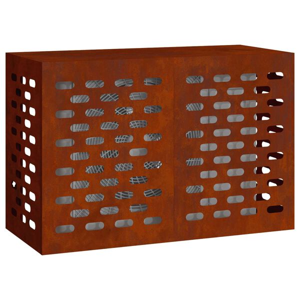 vidaXL Pokrywa do klimatyzatora Rdzawy 90 x 40 x 60 cm