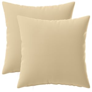 vidaXL Poszewka na poduszkę 2 pcs HEERLEN Beżowy 30 x 30 cm Poliester
