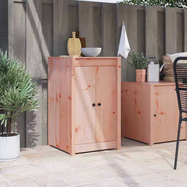 vidaXL Drzwi do kuchni Brązowy 50 x 9 x 82 cm lite drewno daglezji