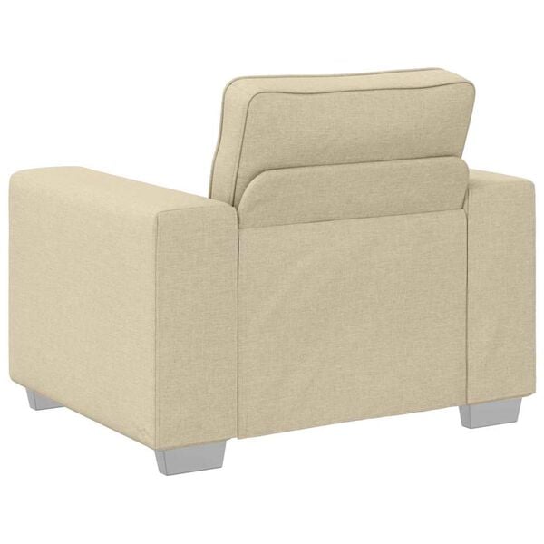vidaXL Sofa Kremowy 100 x 77 x 82 cm tkanina