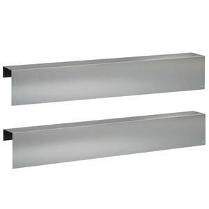 vidaXL Profil nakładkowy ogrodowy 2 szt. 100 x 10 x 15 cm
