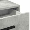 vidaXL Toaletka z szufladą z p&oacute;łką Betonowy szary 79 x 41 x 135 cm