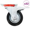 vidaXL 32 skrętne k&oacute;łka, 100 mm