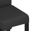 vidaXL Krzesła stołowe, 2 szt., czarne, obite sztuczną sk&oacute;rą