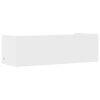 vidaXL P&oacute;łka ścienna, biała, 100x35x30,5 cm, materiał drewnopochodny