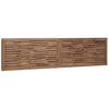 vidaXL Zagł&oacute;wek Naturalny 180 cm Lite drewno teakowe
