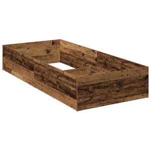 vidaXL Obudowa ł&oacute;żka do regulowanego stelaża Stare drewno 70 x 200 cm