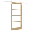vidaXL Drzwi przesuwne ORKDAL Naturalny 93 x 202 cm