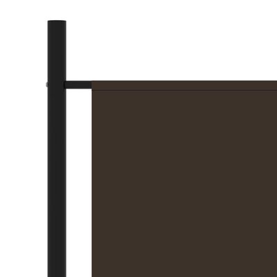 vidaXL Parawan pokojowy, brązowy, 175 x 180 cm, tkanina