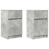 vidaXL Szafki nocne 2 szt. Beton Szary 39x35x65 cm Drewno klejone