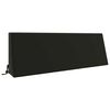 vidaXL Poduszka oparciowa SOEST 100% poliester Czarny 120 x 20 x 40 cm