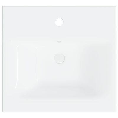 vidaXL Zestaw mebli łazienkowych, biały, płyta wiórowa