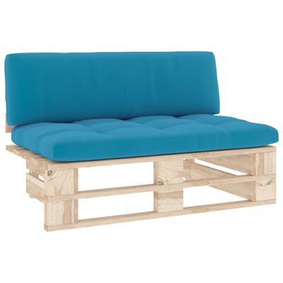 vidaXL Ogrodowa sofa środkowa z palet, impregnowane drewno sosnowe