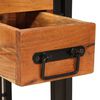 vidaXL Stolik końcowy z szufladą 30 x 30 x 40 cm Lite Drewno Akacji