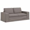 vidaXL Sofa 2 pcs Ciemnoszary 182 x 80 x 82 cm tkanina