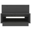 vidaXL Stolik kawowy, szary, 80x55x40,5 cm, lite drewno sosnowe