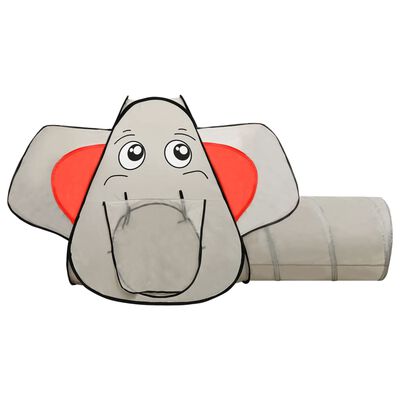 vidaXL Namiot do zabawy w kształcie słonia, szary, 174x86x101 cm