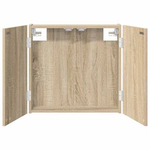 vidaXL Szafka na tarczę do rzutk&oacute;w dąb Sonoma 56 x 12 x 53,5 cm