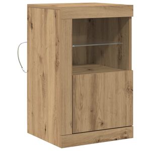 vidaXL Komoda LED 41 x 37 x 67 cm Drewno inżynieryjne