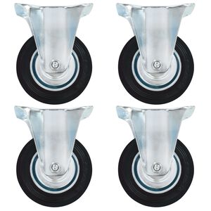 vidaXL K&oacute;łka nieskrętne, 4 szt., 100 mm