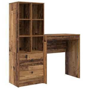 vidaXL Biurko Stare drewno 115,5 x 40 x 127 cm 2 szt.
