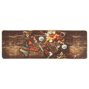 vidaXL Dywanik kuchenny, kolorowy, 60x180 cm, zmywalny