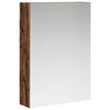 vidaXL Szafka z lustrem do łazienki Stare drewno 50 x 14,5 x 70 cm