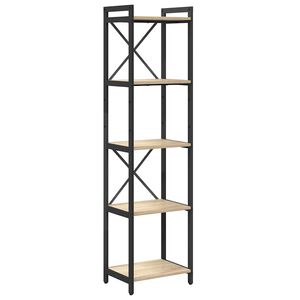 vidaXL P&oacute;łka na książki 40 x 30 x 155 cm Drewno inżynieryjne