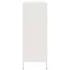 vidaXL Szafka, biała, 135x39x103,5 cm, stal walcowana na zimno