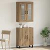 vidaXL Highboard 2 pcs dąb artisan Materiał drewnopochodny