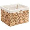 vidaXL Kosze do przechowywania 3 pcs Naturalny 35 x 30 x 25 cm