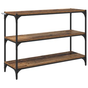 vidaXL Szafka na książki Stare drewno 100 x 33 x 70,5 cm