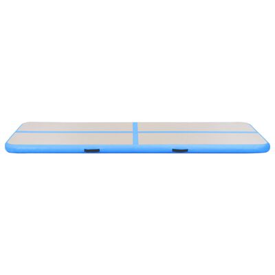 vidaXL Mata gimnastyczna z pompką, 700x100x10 cm, PVC, niebieska