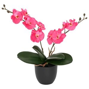 vidaXL Sztuczna Roślina Orchidei czerwony 36 x 10 x 30 cm