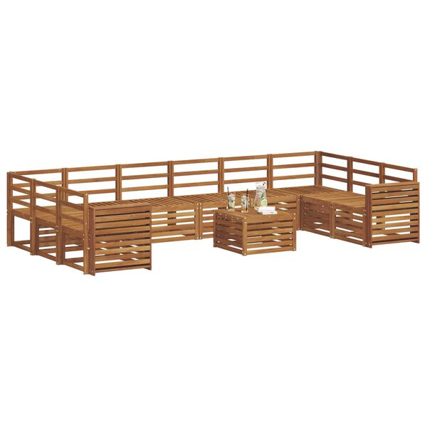 vidaXL Zestawy sof Naturalny Lite Drewno Akacji