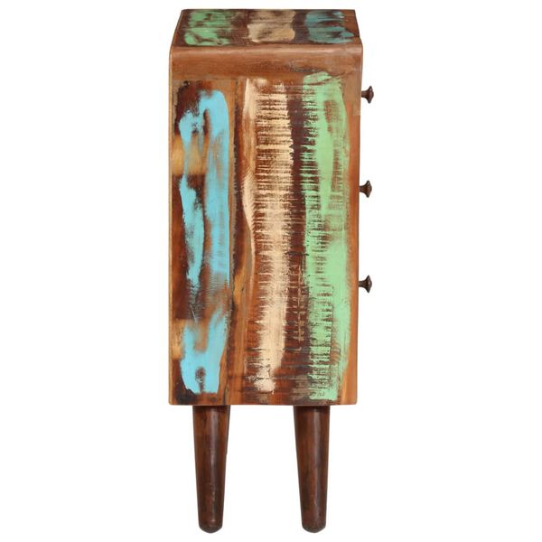 vidaXL Szafka, 55x30x80 cm, lite drewno z odzysku