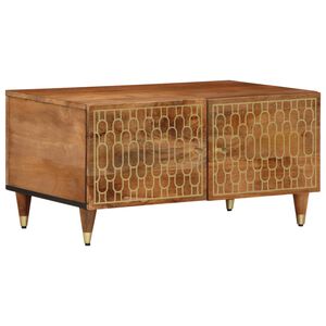 vidaXL Stolik kawowy, 80x50x40 cm, lite drewno mango