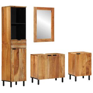 vidaXL Zestaw Szafek Łazienkowych 4 szt. naturalny 38 x 33 x 160 cm
