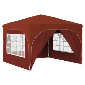vidaXL Namiot imprezowy rozkładany 290 x 290 x 245 cm terakota