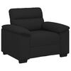 vidaXL Sofa Fotel Czarny 100x81x84 cm Tkanina