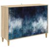 vidaXL Bufet RAALTE Sonoma 102 x 33 x 75 cm Drewno inżynieryjne