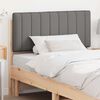 vidaXL Tapicerowane wezgłowie Z zagł&oacute;wkiem Brązowy i jasnoszary 100 cm