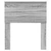 vidaXL Zagłówek Szary Sonoma 75 cm Materiał drewnopochodny