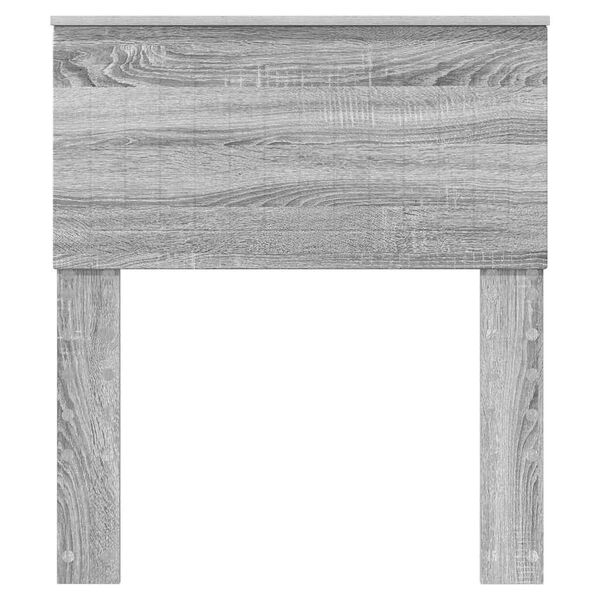 vidaXL Zagłówek Szary Sonoma 75 cm Materiał drewnopochodny